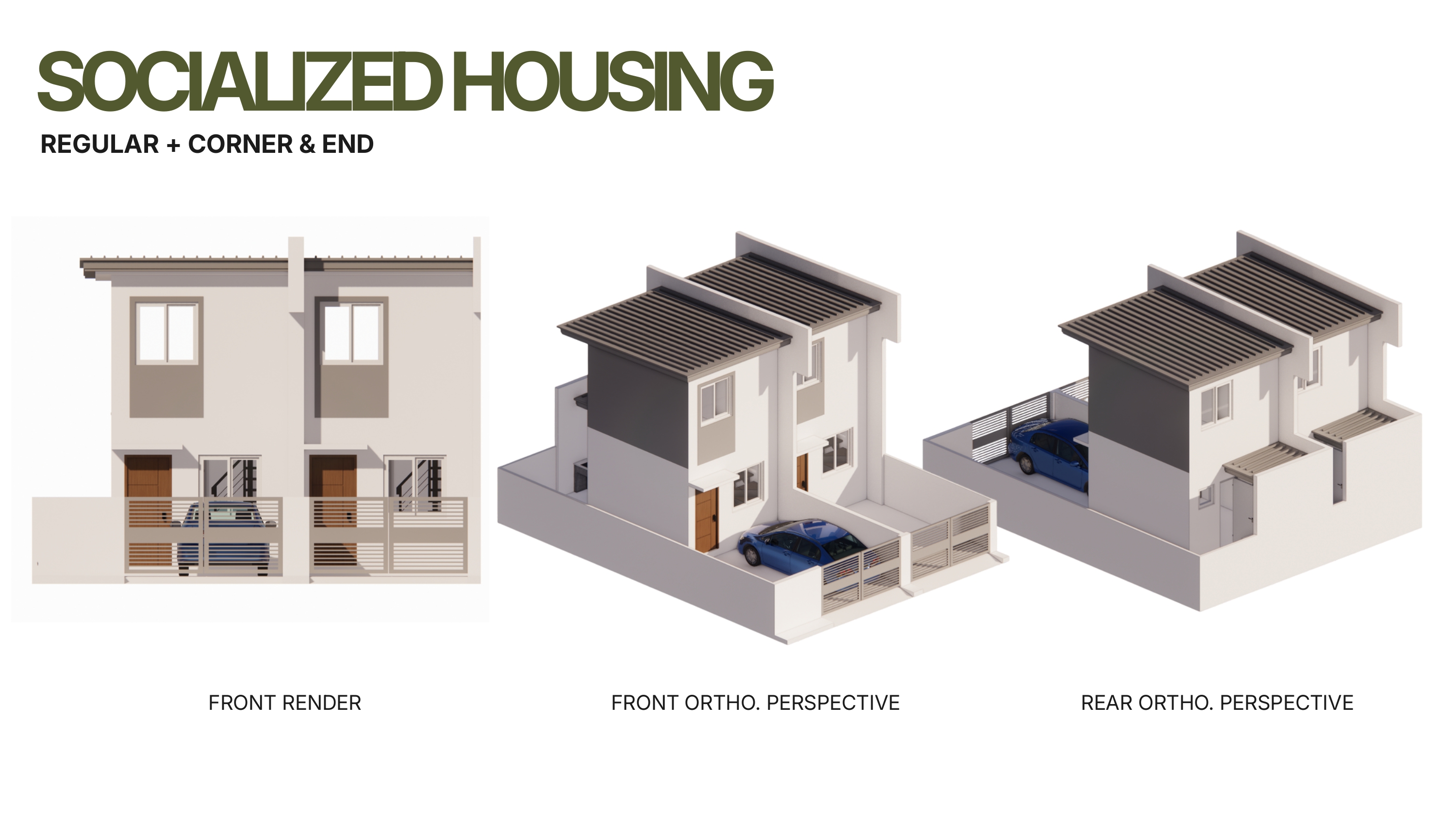 Pacifictown Candelaria Ph 2 - Socialized Townhouse with parking, fence, and gate